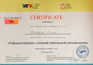 Рефлексотерапія з позиціі прикладної кінезіології. Червень 2016р. Рефлексотерапія з позиціі прикладної кінезіології. Червень 2016р.