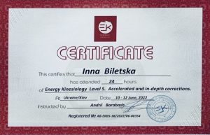 Енергетична кінезіологія. 5-й рівень. Інтегральні і глибинні корекції. Червень 2022р. Енергетична кінезіологія. 5-й рівень. Інтегральні і глибинні корекції. Червень 2022р.